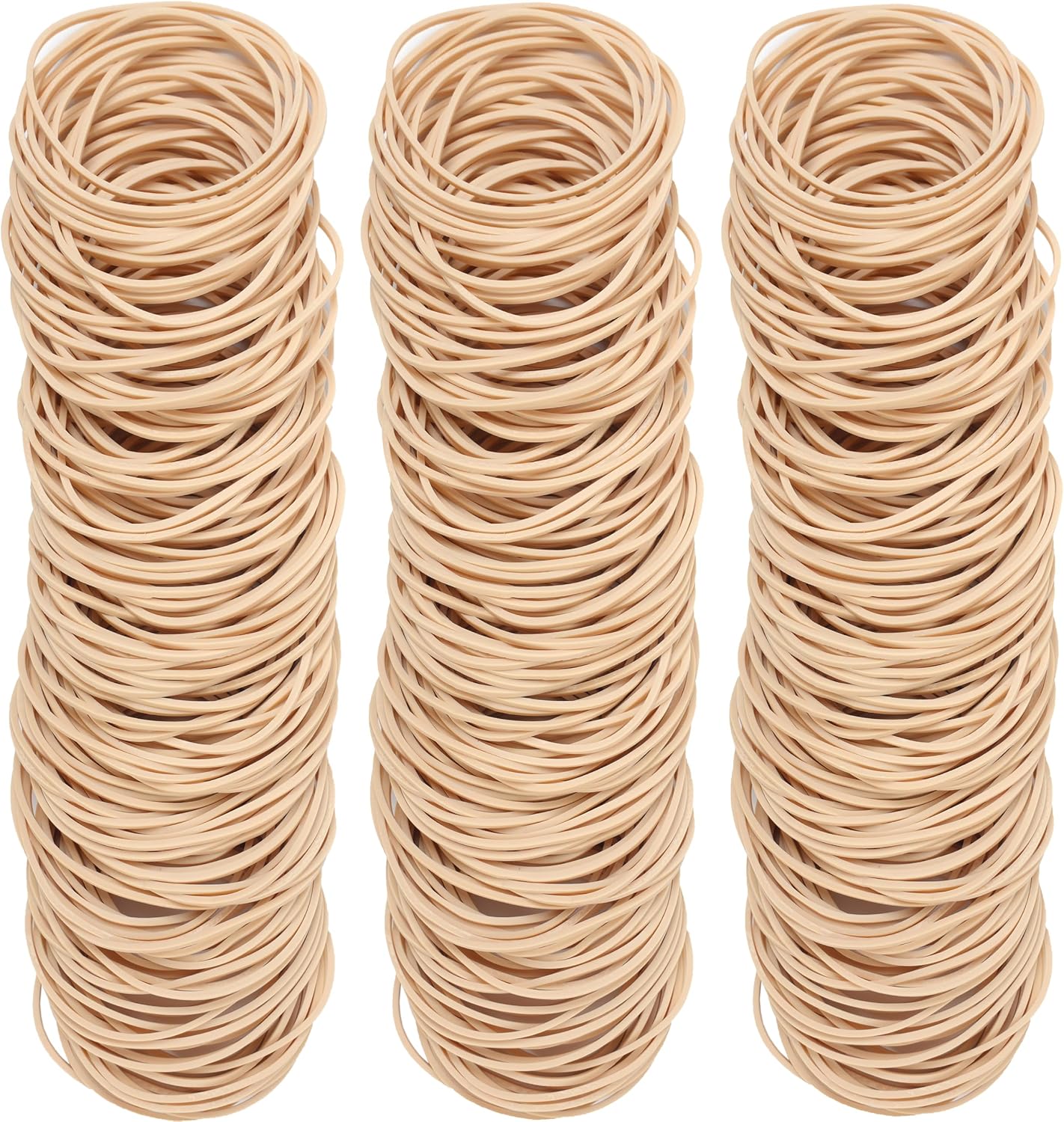 Rubber Bands Size #19 Beige 300pcs Elastic Rubber Bands for Office Supplies image 3