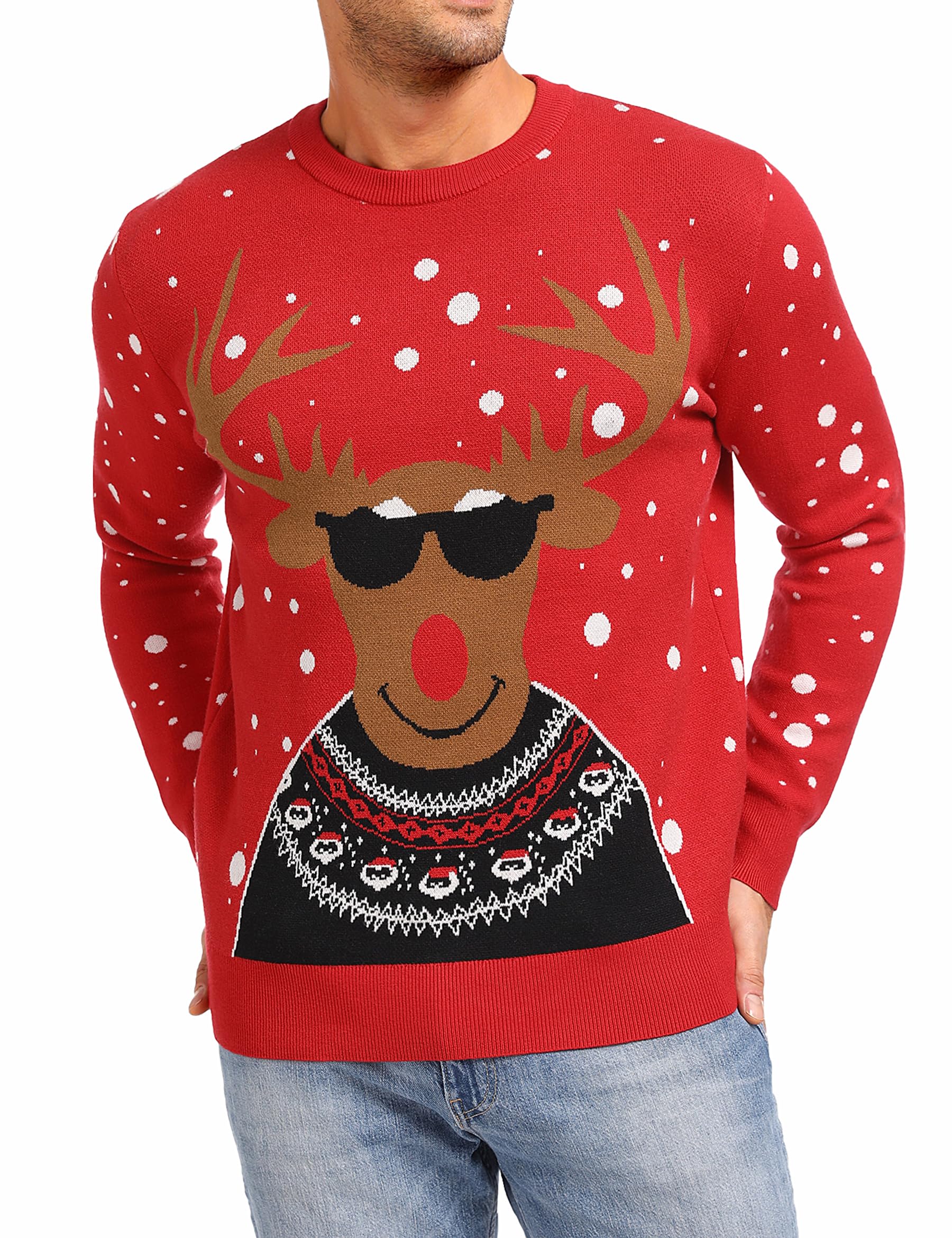 Aseniza Kersttruien Heren Dames Kerstsweater Koppels Mode