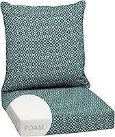 Vista 44 de Arden Selections Juego de cojines profundos para exteriores, 24 x 24 pulgadas, resistente al clima, a prueba de lluvia, resistente a la decoloración