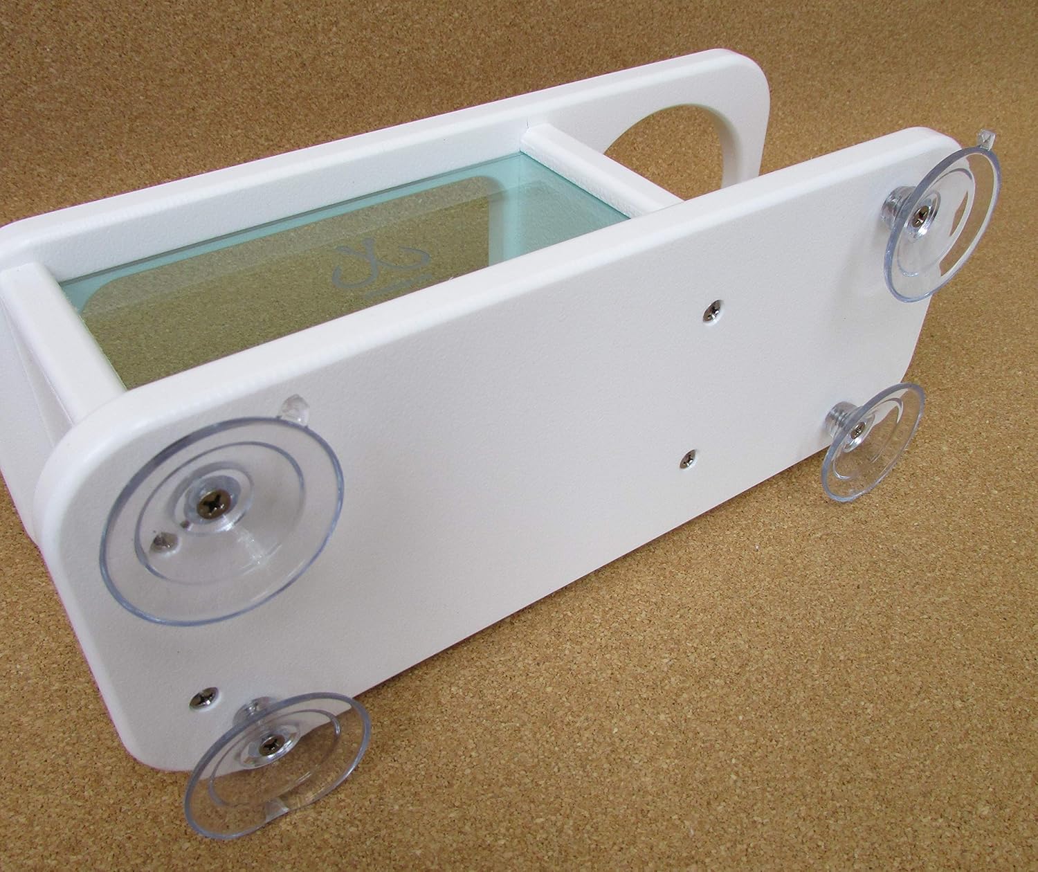 Coke Green Beverage Cup Holder w Storage Box Catch All