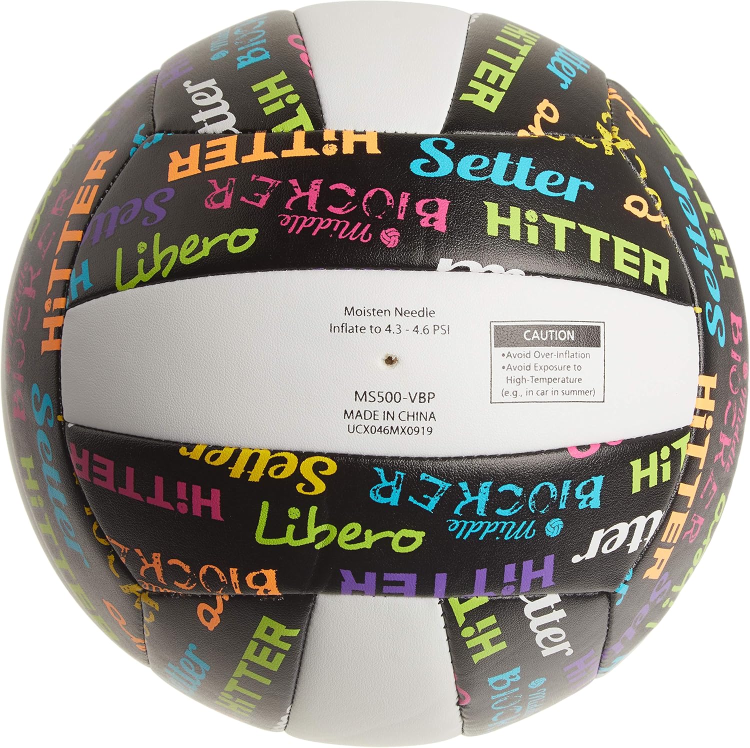 Molten Camp Recreational Volleyball, Red/White/Blue (MS500-3), Official Size and Weight : Indoor Volleyballs : Sports & Outdoors