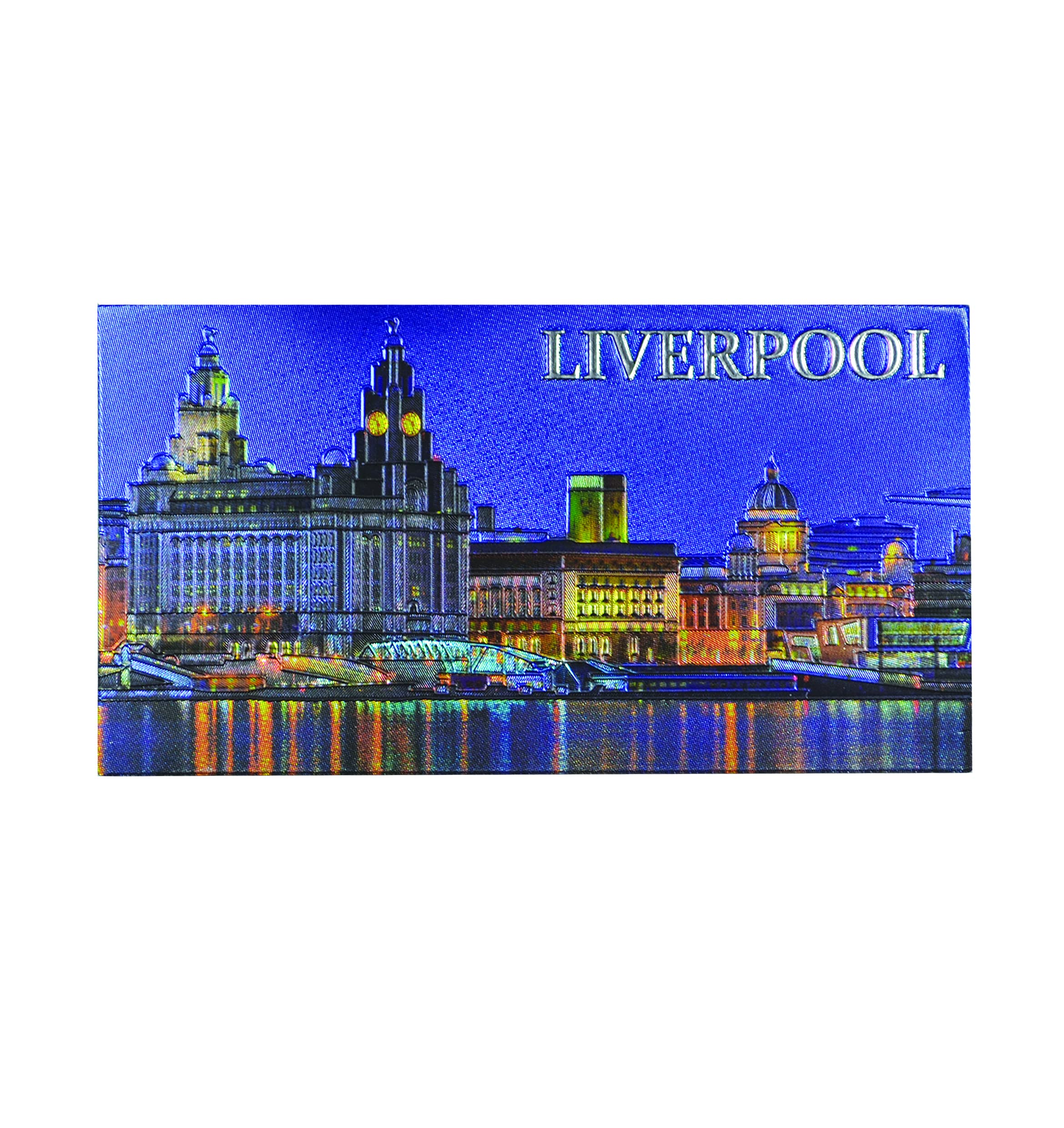 Partisan Liverpool 3 Graces At Night Fridge Magnet
