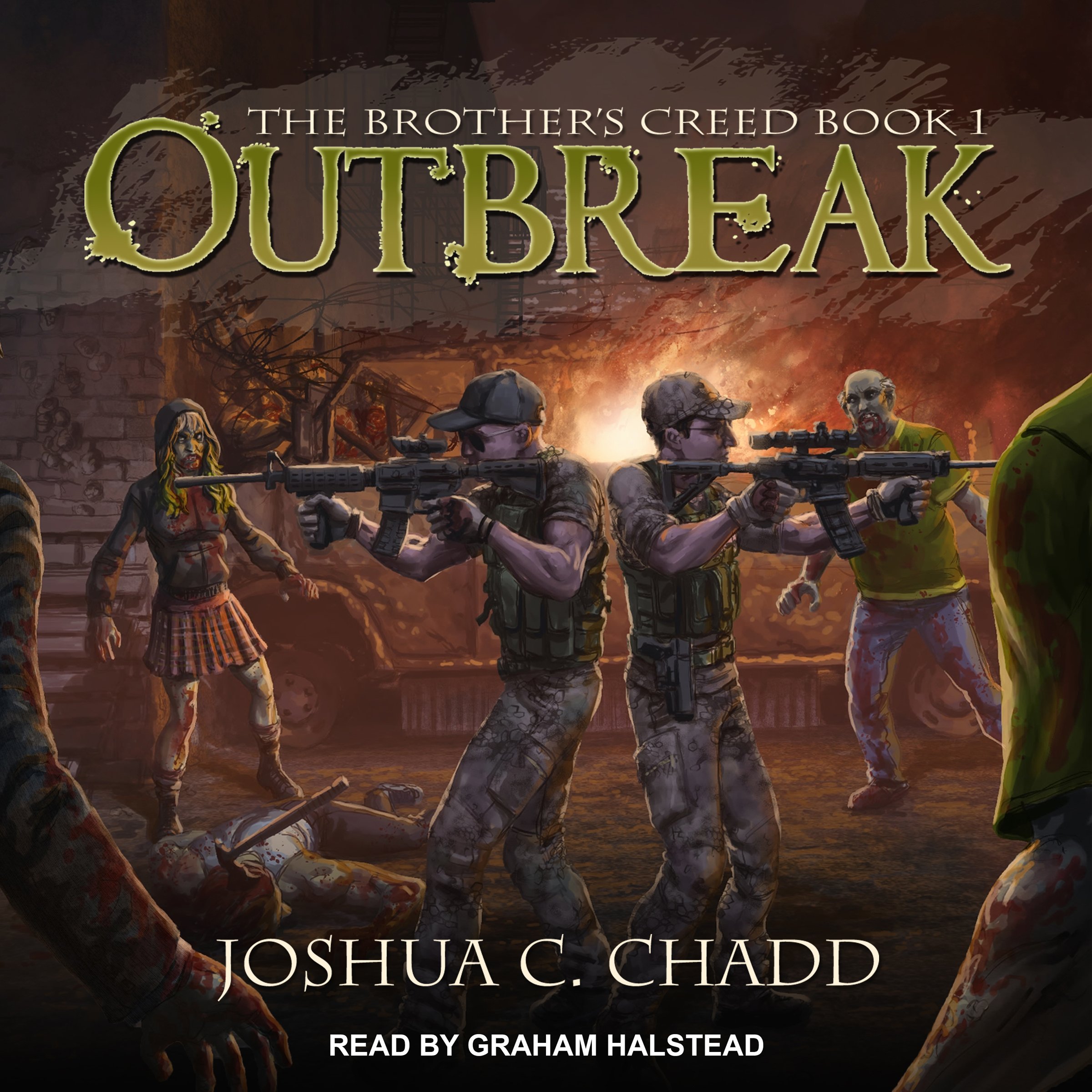 Cover art for Outbreak: The Brother’s Creed Series, Book 1