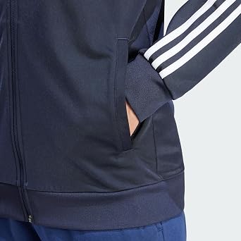 adidas Men's Warm-up Tricot Regular 3-Stripes Track Jacket Jacket (Pack of 1)