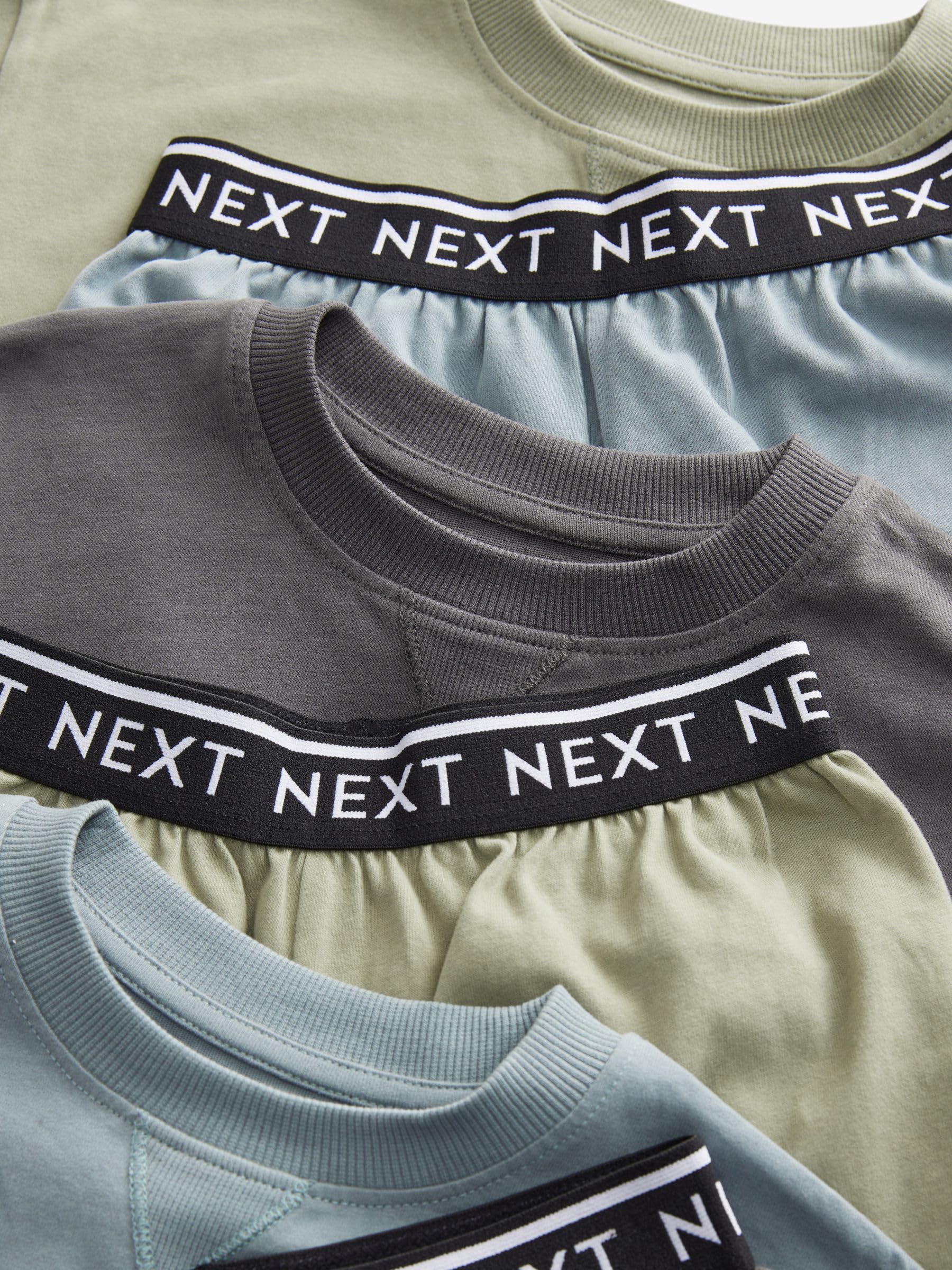 NEXT Niños Pack de 3 Pijamas de pantalón Corto 100% algodón