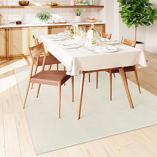 Miniatura 281 de Collive - Tapete de 27 x 43 pulgadas, lavable a máquina, para interiores y exteriores, de bajo perfil, suave algodón tejido a mano, para baño