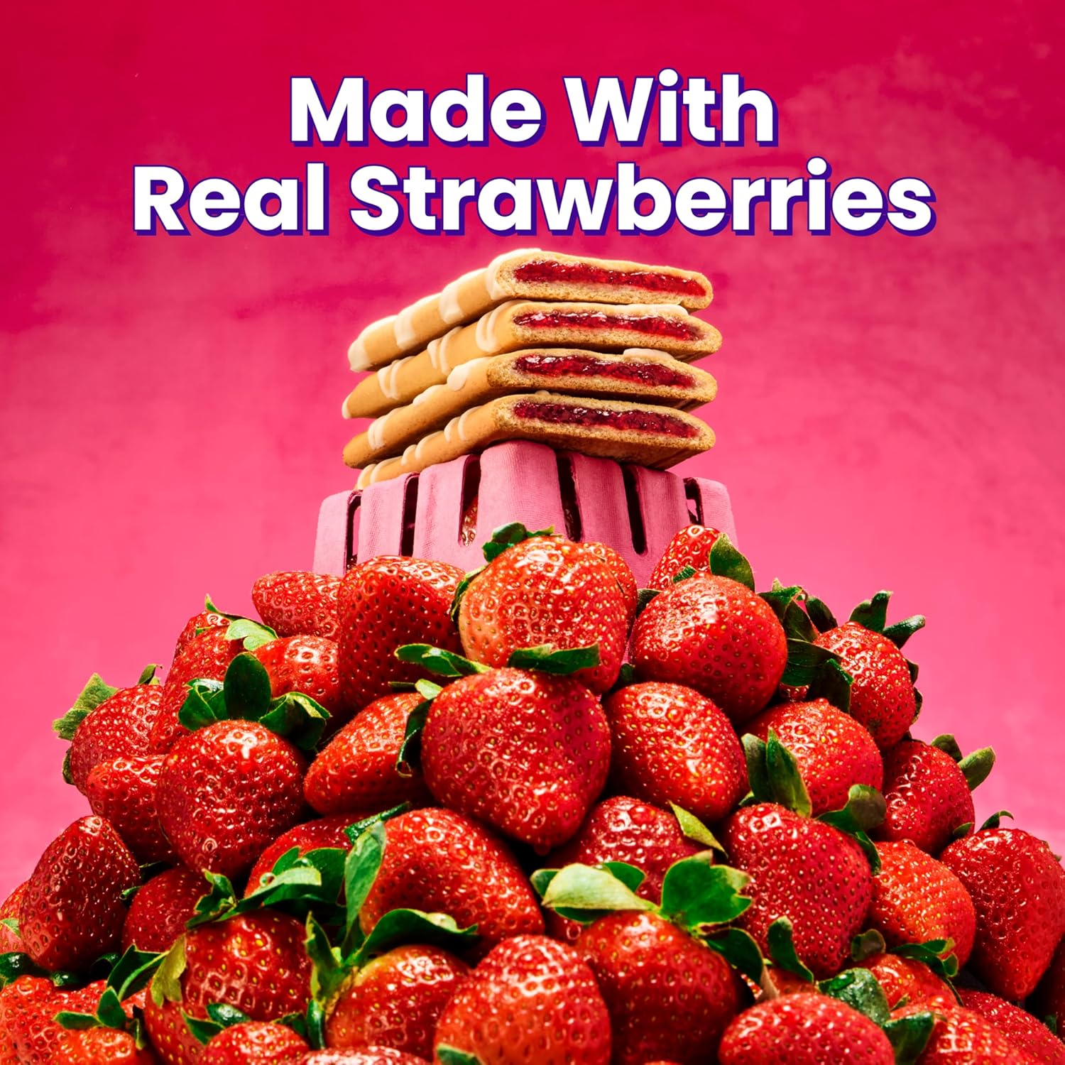 Magic Spoon High Protein Pastries, Strawberry & Cinnamon – 11g Protein, 6g Fiber, 5g Net Carbs, 3g Sugar – Gluten Free, Grain Free, Keto Friendly Protein Snacks – 2 Boxes (8 Pastries Total)