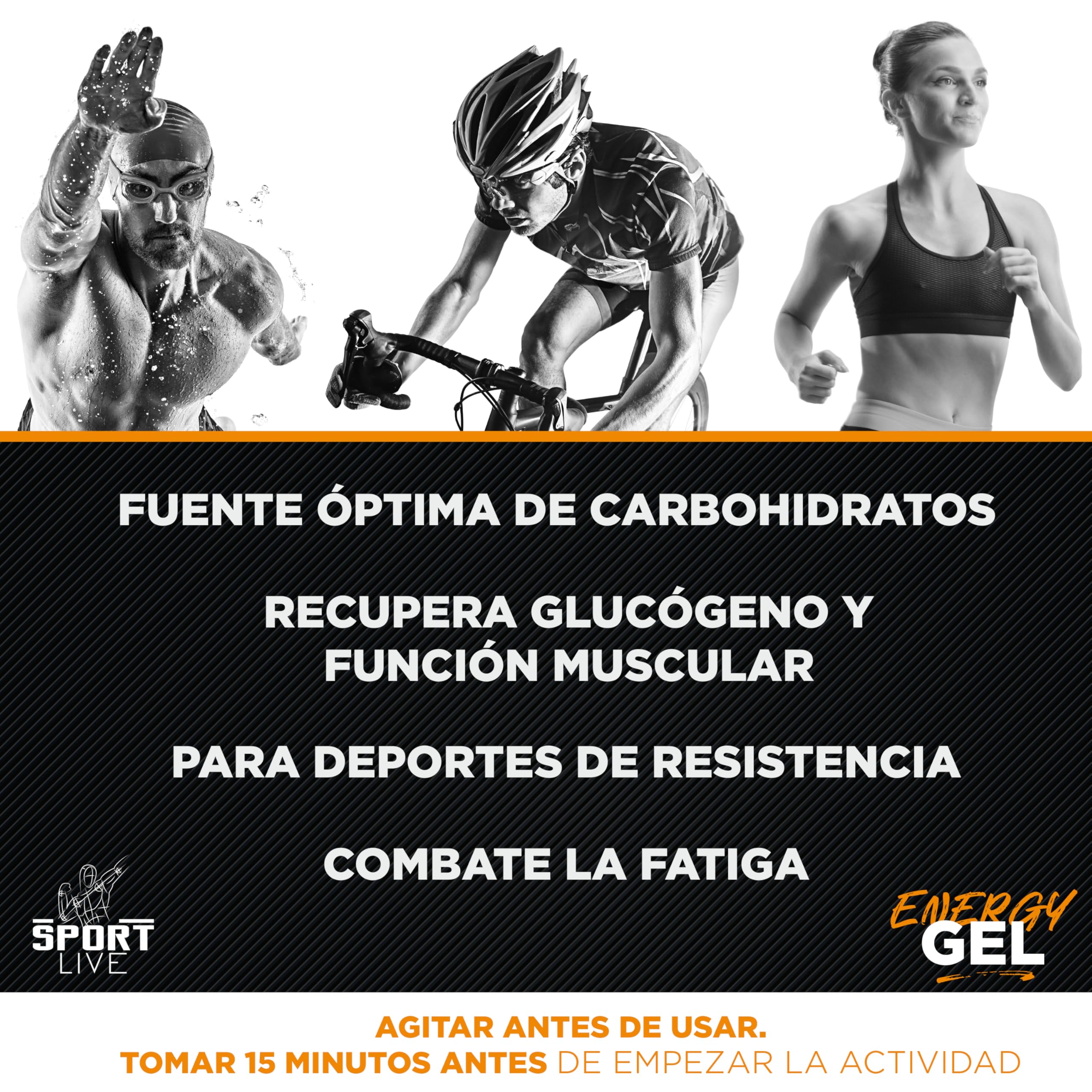 DRASANVI Gel Energético con Magnesio | Más Energía | Acelera la Recuperación Muscular | Rehidratación | Hidratos de Carbono de absorción rápida y lenta | Sabor Lima-Limón | 12 uds x 40g