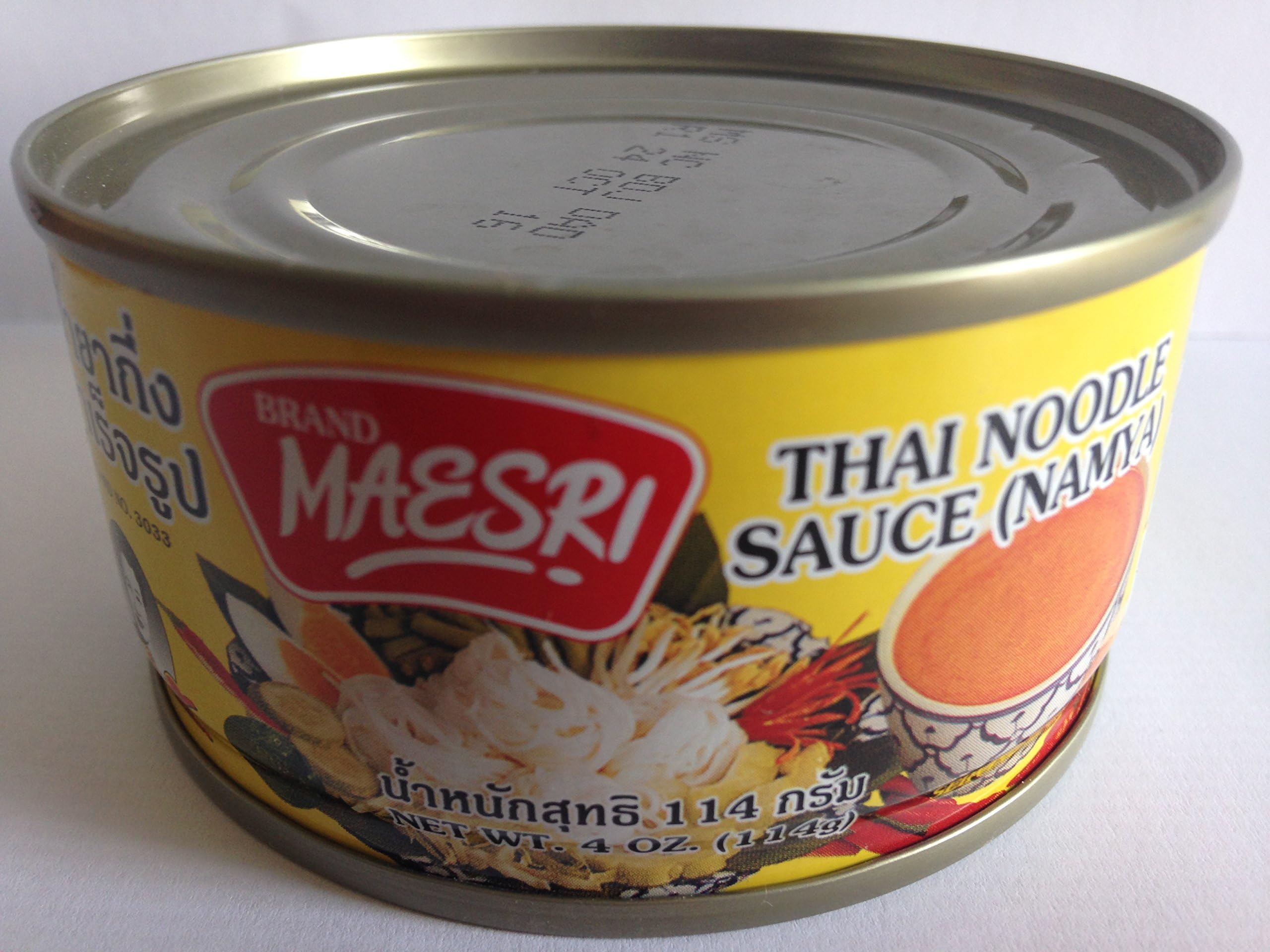 Maesri Thai Namya Noodle Sauce 4 Oz. (Pack of 4)