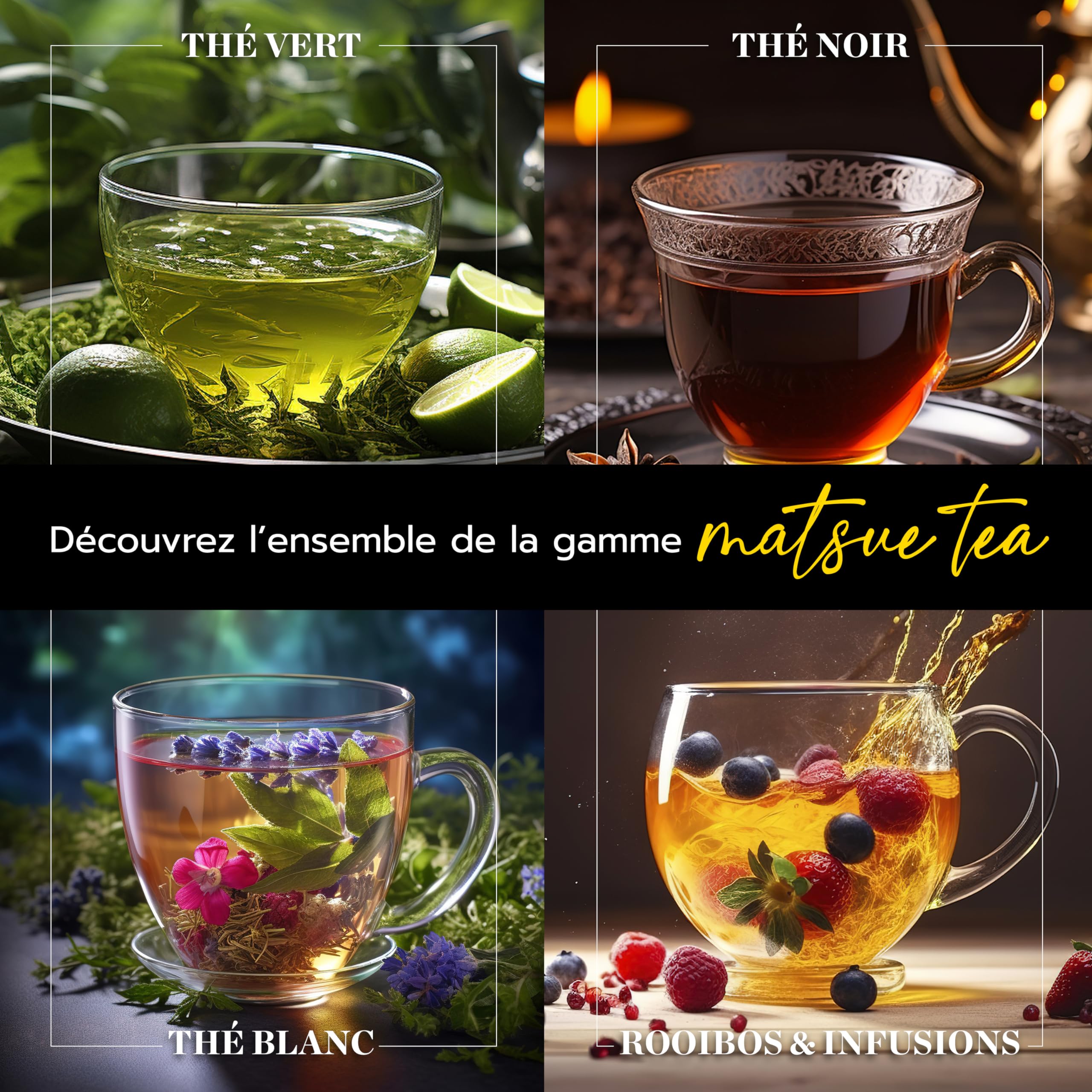 Matsue Tea - Detox - Infusion en vrac - Fenouil & Verveine - Qualité Premium - Feuilles de Thé Ramassées à la Main - 250 g