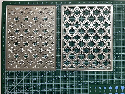 Miniatura 7 de Ammsochy Troqueles de corte con marco de fondos 3D, plantillas de metal, herramientas de álbumes de recortes, plantilla de relieve para hacer