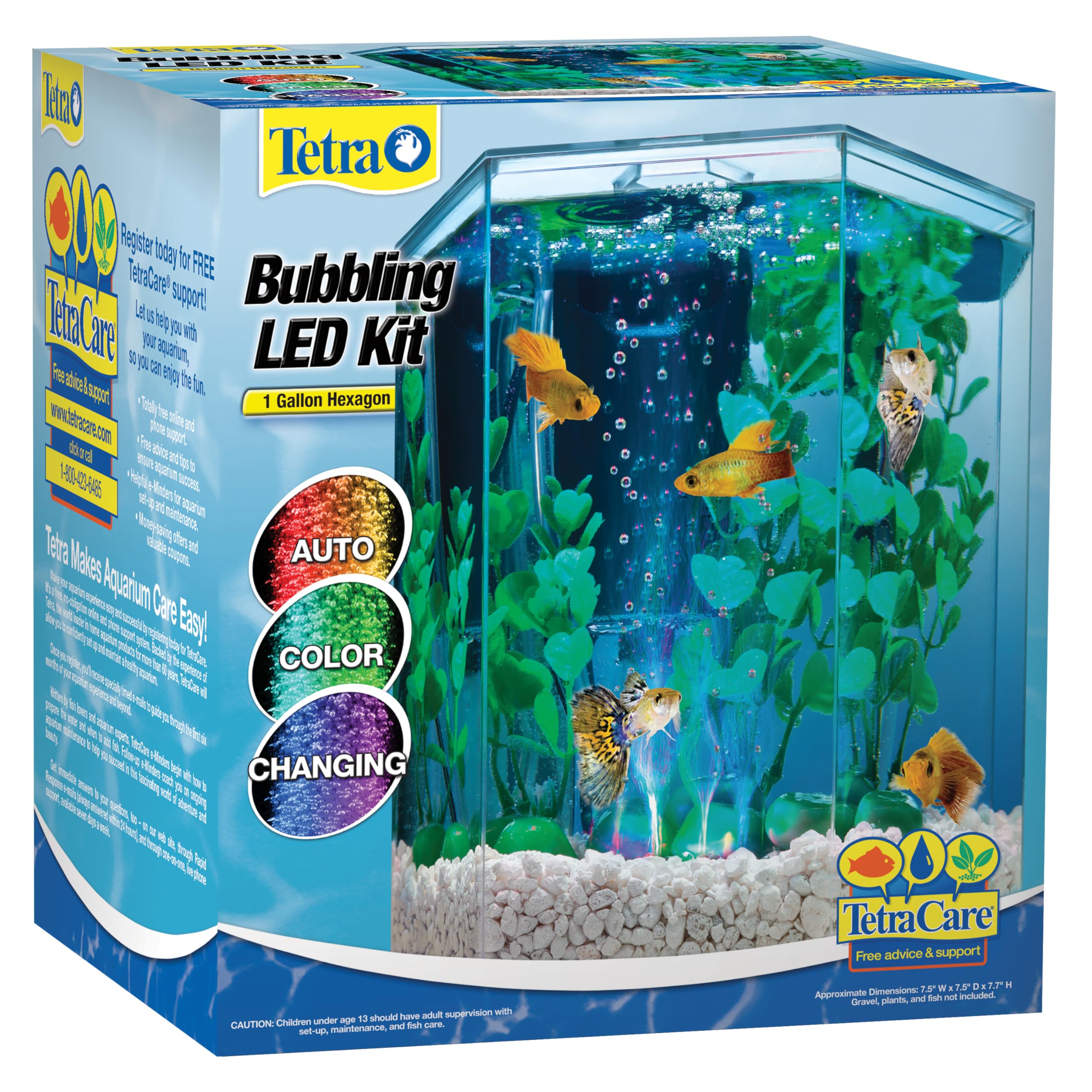 Amazon.com : Tetra Bubbling LED Aquarium Kit 1 Gallon