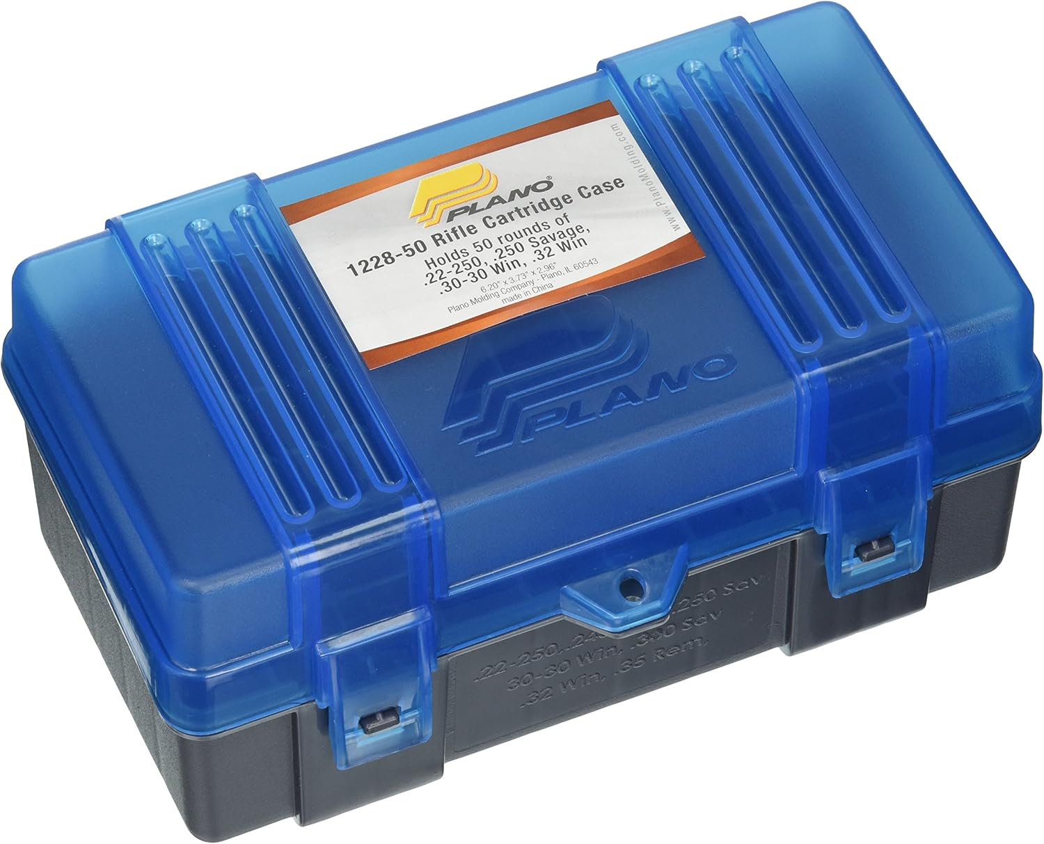 Plano 50 Round Rifle Ammo Case with Slip Cover, Small