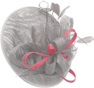 Sinamay Big Disc Saucer Fascinator Hat 
