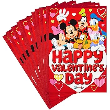 Amazon Com Hallmark Kids Valentines Day Cards And Stickers Assortment Stuck On You 12 Cards With Envelopes Office Products