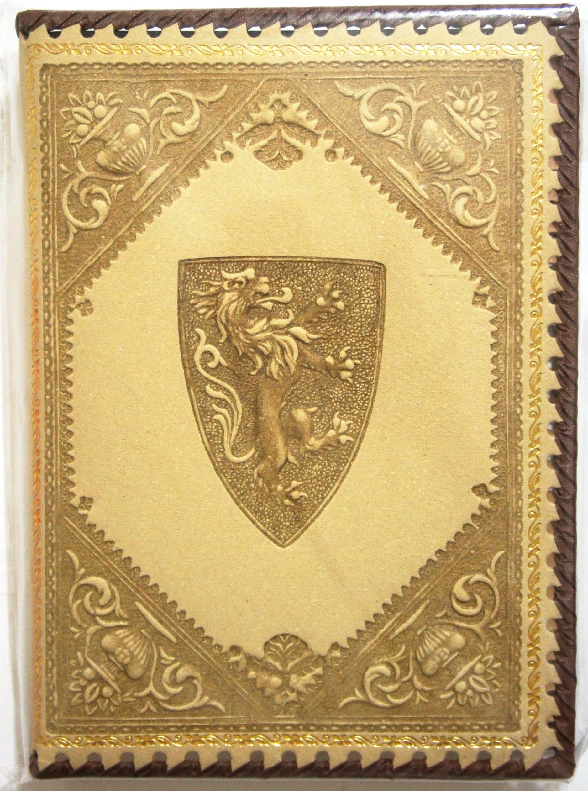 MEDICI LION Blonde Color with Lion Engraving (Size 10.25" x 7.2")