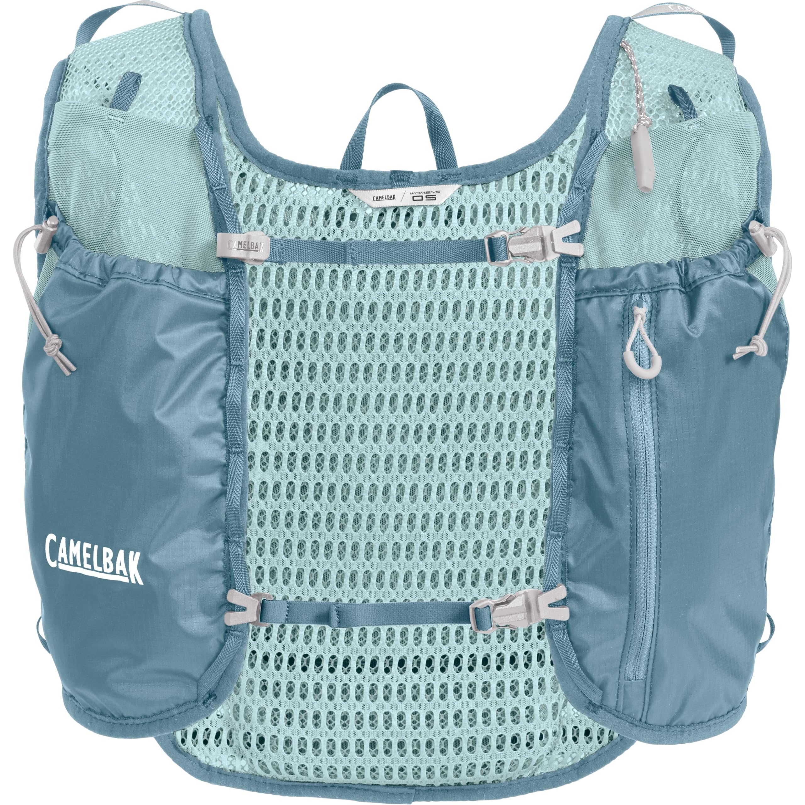 CamelBak Damen Trail Run Weste 7 l Stauraum 500 ml weiche Flaschen atmungsaktive Mesh-Einsätze