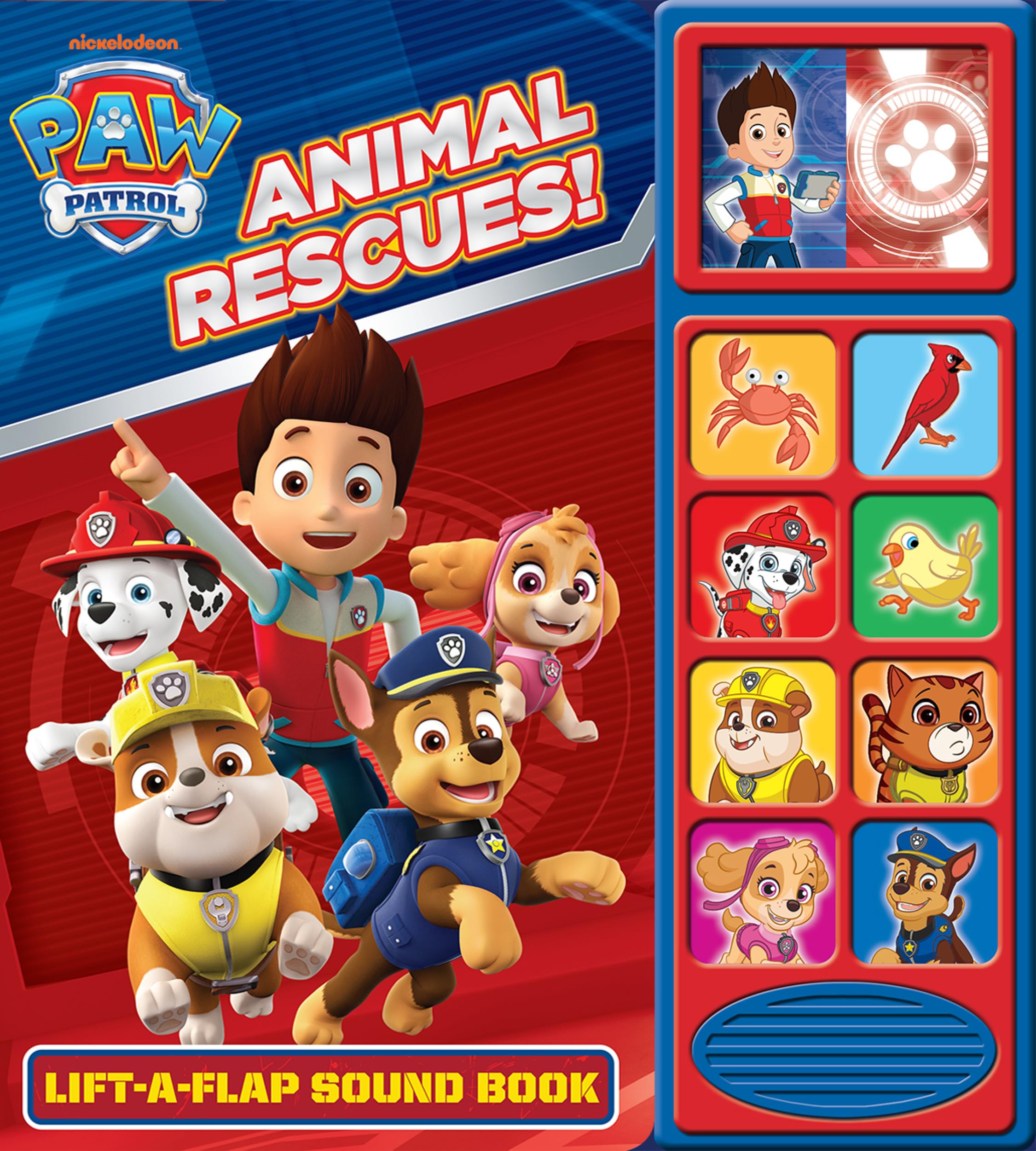 Nickelodeon PAW Patrol - Animal Rescues! Lift-a-Flap Sound Book - PI Kids