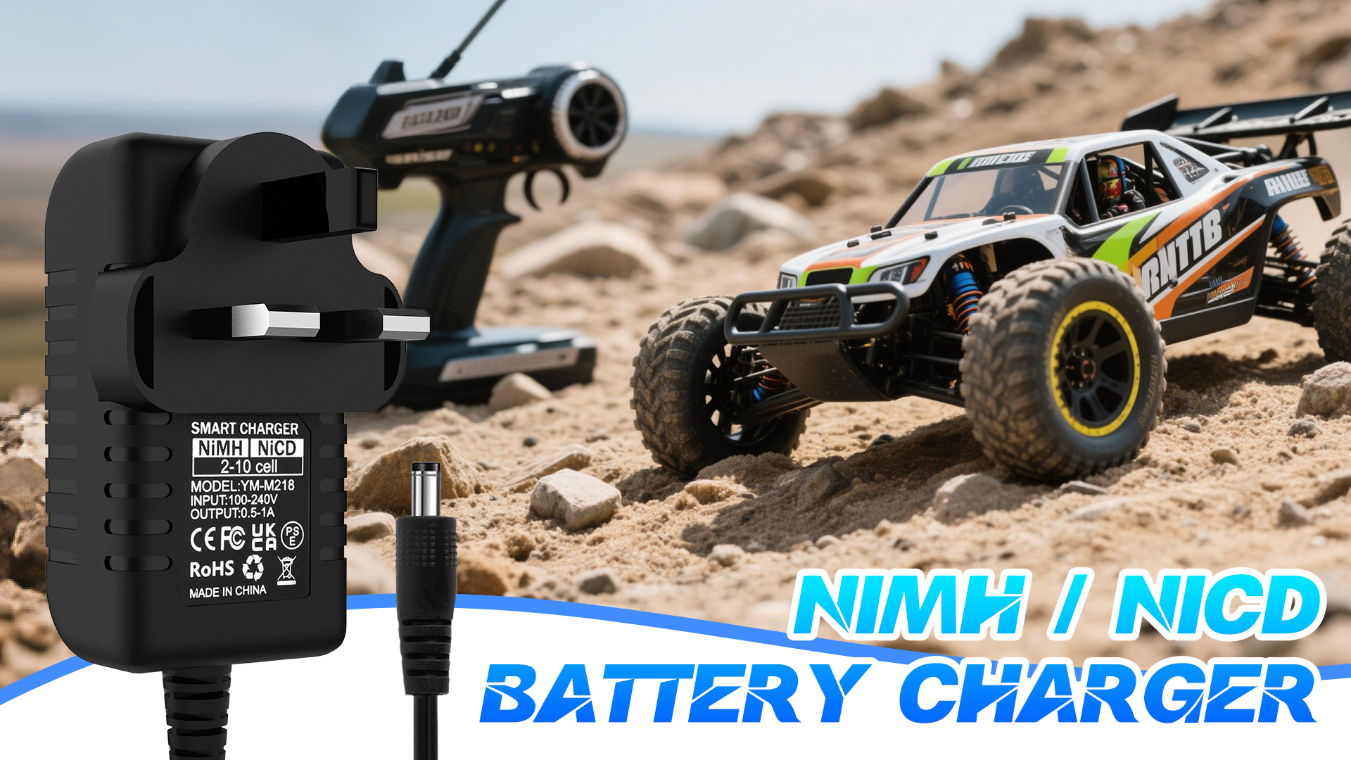 Caricabatterie Intelligente N8 Per Batterie NiMH / NiCD Da 2-8s 2.4V 3.6V 4.8V 6V 7.2V 8.4V 9.6V Per Airsoft, Auto RC, Barche, Droni, Con Connettore Standard Mini Tamiya