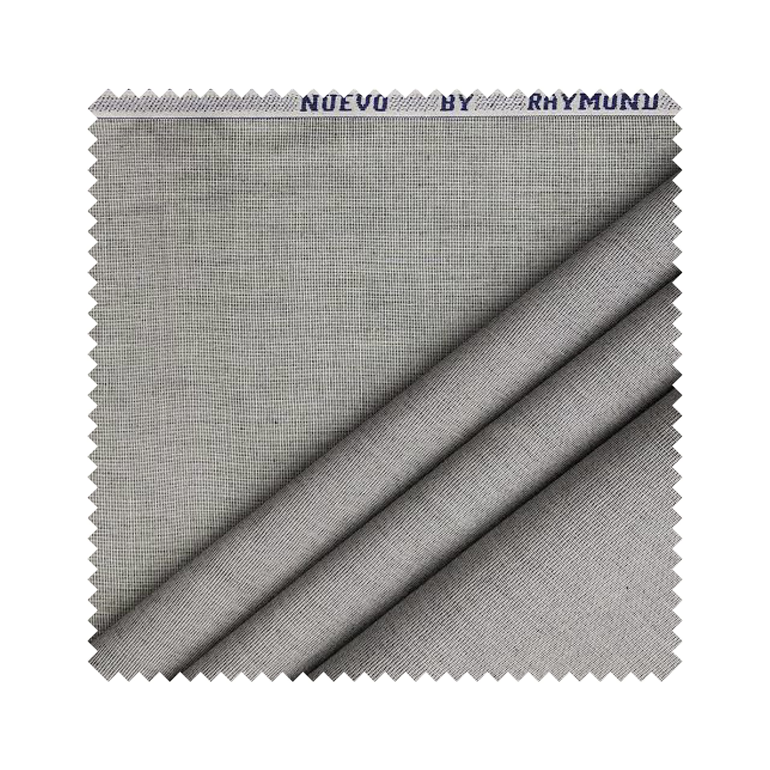 raymond fabrics Raymond 100% Cotton Shirt Fabric (All Weather Fabric, Unstitched Premium Fabric, Solid, Less Wrinkles, 1.7 Meters) (Dark Grey)-picture-53