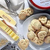 Vista 5 de Gluten Free Sugar Free Butter Cookies 36 Count Traditional Danish Cookies, Premium Assorted Shortbread cookies for Diabetics (1 Pk, 11 Ounce)