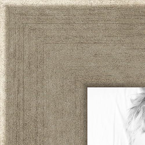 ArtToFrames 24x24 inch Muted Prosecco Gold Picture Frame, WOMBW26-1622-24x24