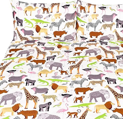 Vista 84 de J pinno Space Astronaut Airship Planet Stars Earth - Juego de sábanas tamaño individual para decoración de dormitorio, 100% algodón, sábana