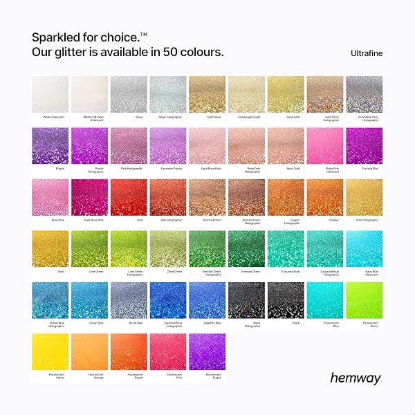 Hemway Craft Glitter 100 g 3,5 oz ultrafines 1/128" 0.2MM 0,008" (RED) - 5