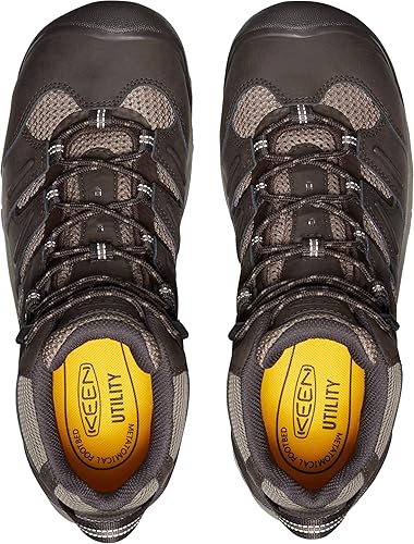 Miniatura 5 de KEEN Utility Lansing - Botas de trabajo impermeables con punta de acero media para hombre