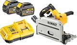 DeWalt - Scie circulaire plongeante 165 mm (moteur induction) 54V XR FLEXVOLT - DCS520T2 Noir/Jaune Moyen - 1