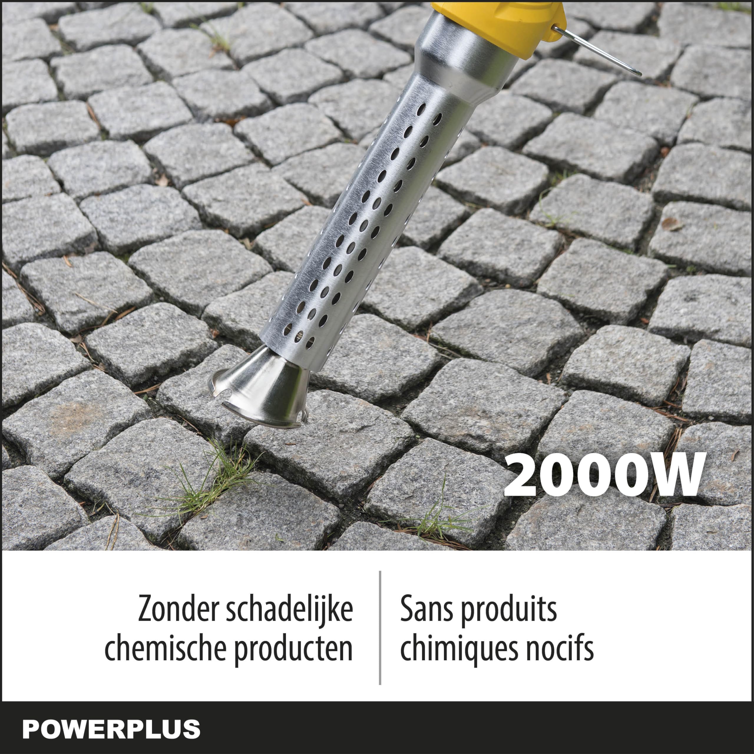 POWERPLUS POWXG6601 - Quemador de malezas 2000w