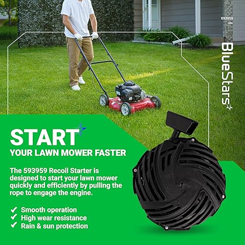 Miniatura 6 de BlueStars 591139 593959 - Conjunto de arranque de retroceso, compatible con BS 595355 590588 593961 08P502 093J02 09P602 09P702 450E 500E 550E 550EX