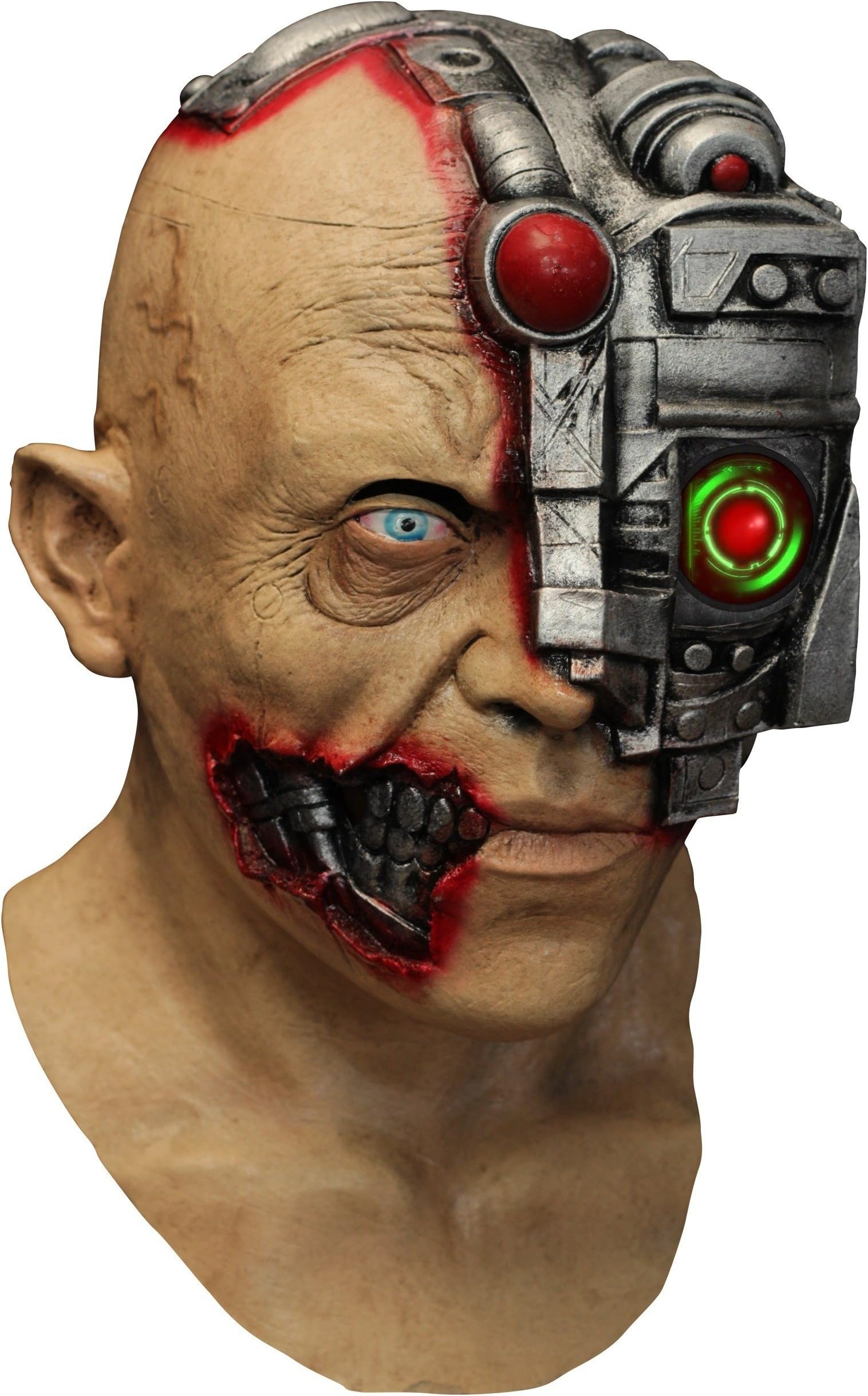 Ghoulish Productions Scanning Cyborg Halloween Latex Mask