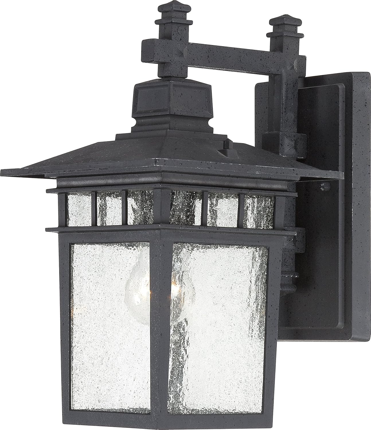 Nuvo 60/4959 One Light Outdoor Wall Mount, 14", Black
