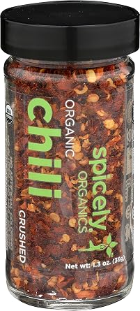 SPICELY Organic Chili Crushed, 1.3 OZ