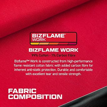 Portwest FR21 Bizflame Men's Flame Resistant Coverall Anti-Static