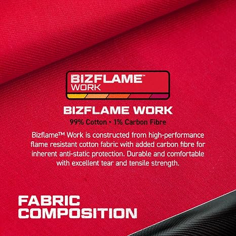 Portwest FR21 Bizflame Men's Flame Resistant Coverall Anti-Static