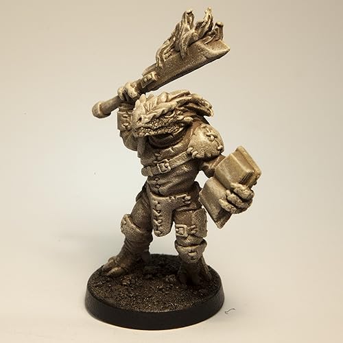 Miniatura 3 de Stonehaven half-dragon spellblade macho figura en miniatura para 28mm Escala parte superior de la mesa Juegos de guerrafabricado en US