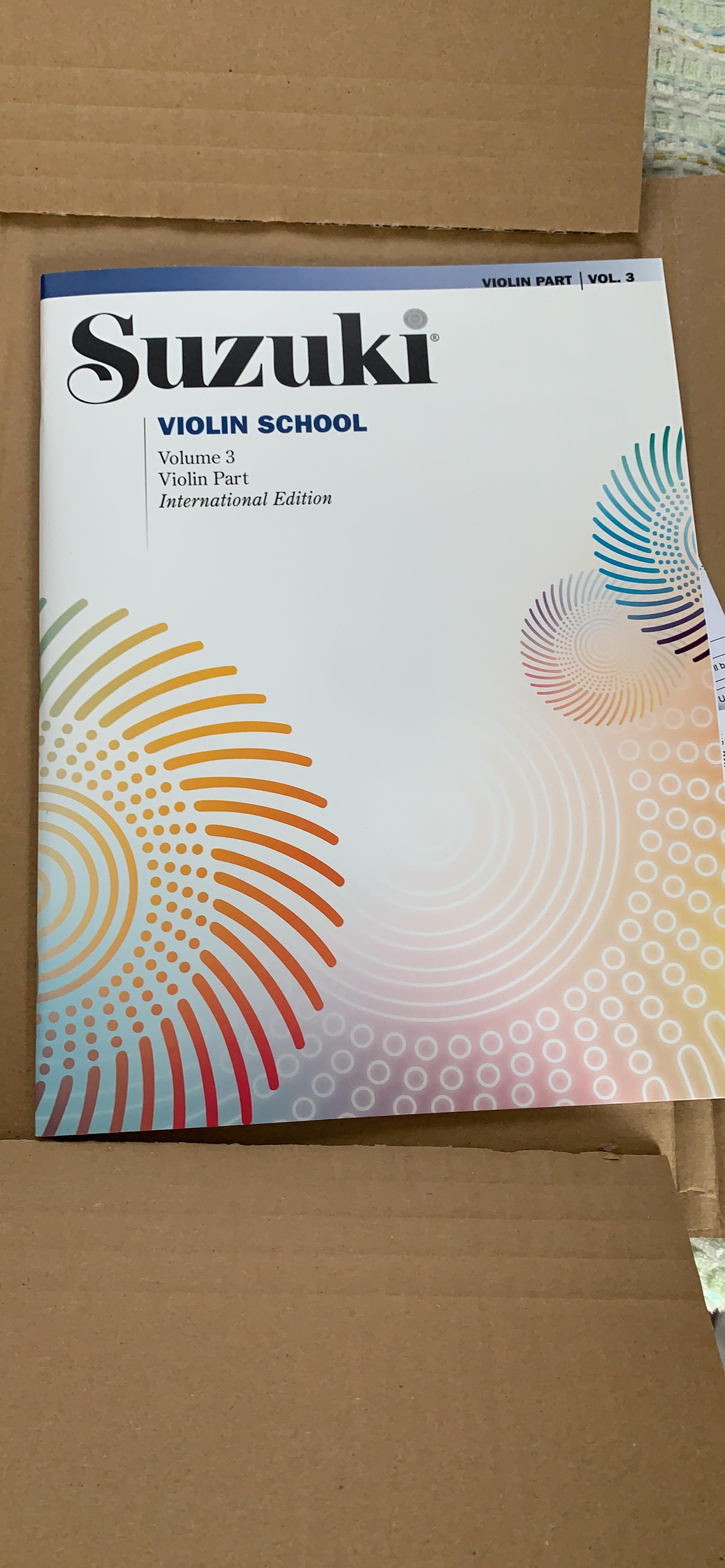 Amazon | Suzuki Violin School (3) (The Suzuki Method Core Materials ...