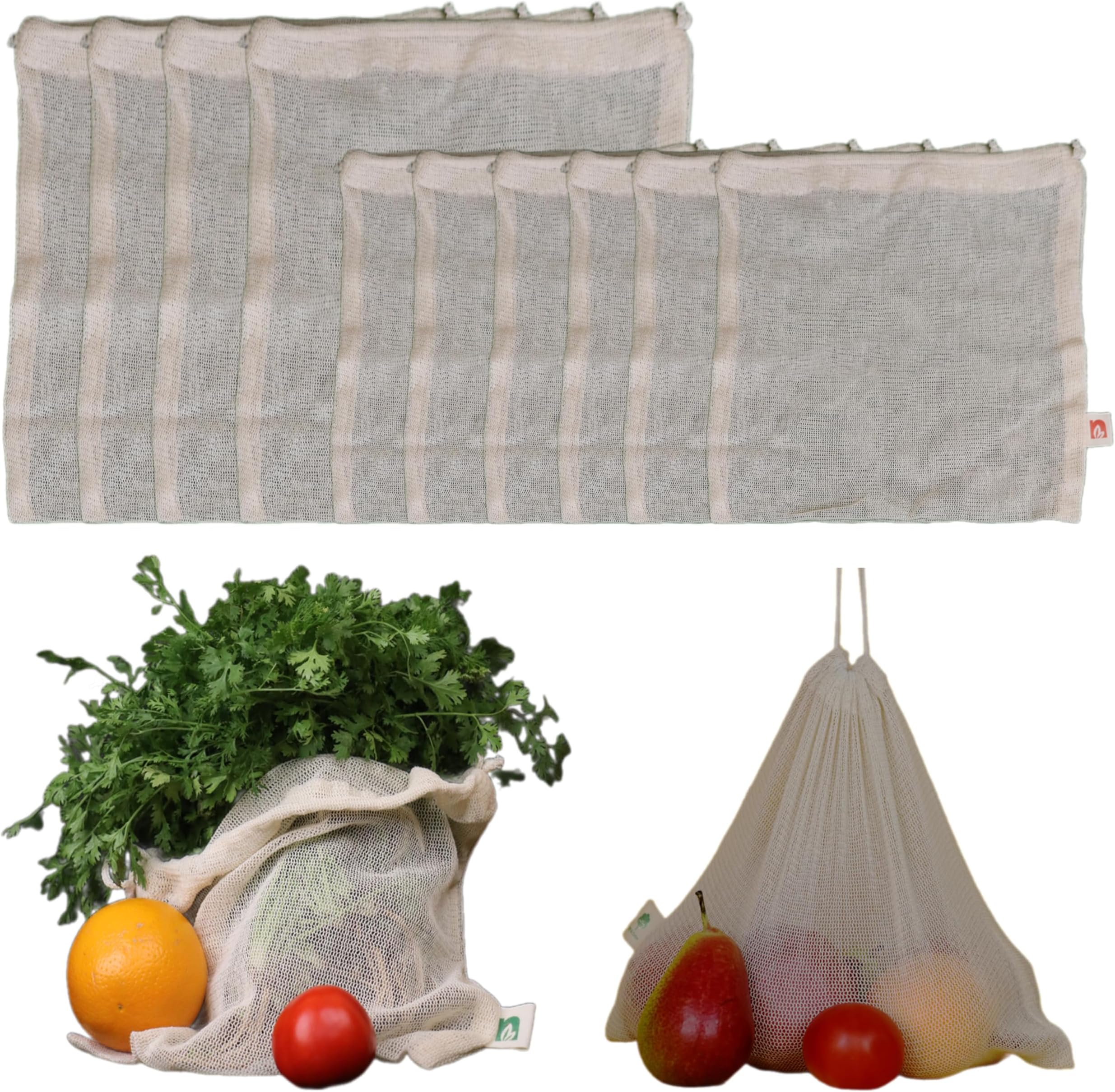 NECAVU Mesh Bag(Off-White, Small mesh) (Off-White Diamond mesh(10))