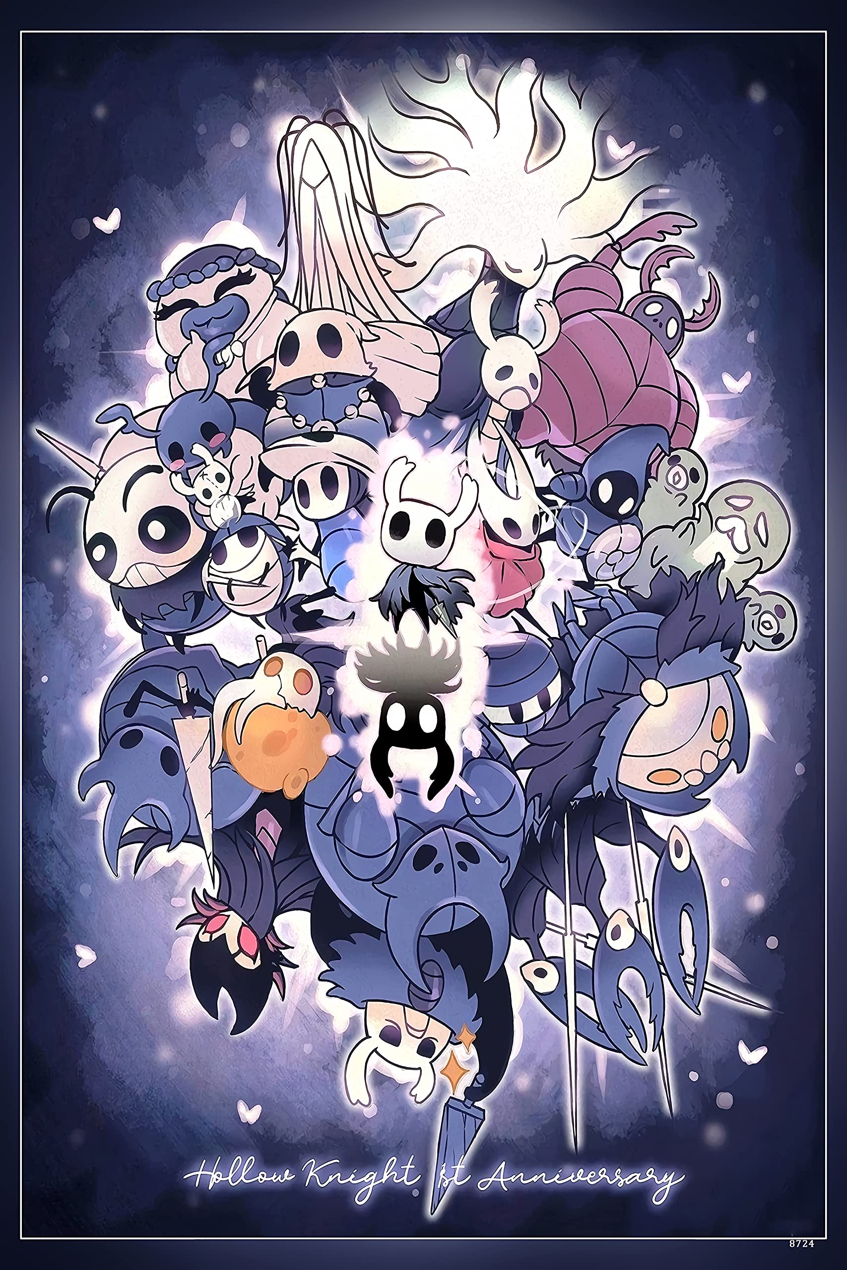 Hollow Knight- Video Game Poster Matte Finish Paper Print (Multicolor) S-4636