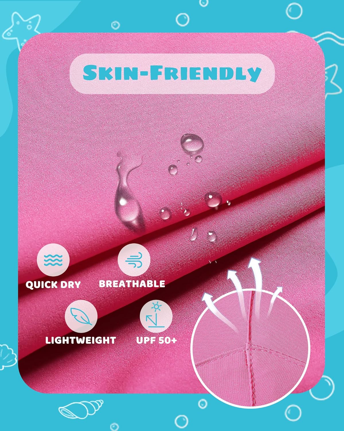 maamgic Boys Swim Trunks with Compression Liner Toddler Stretch Swim Shorts thumbnail