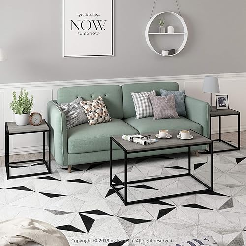 Miniatura 14 de Furinno Camnus Modern Living - Mesa auxiliar, color nogal Columbia Nuez Columbia,gris roble francés,Americano,Walnut Cove,Mármol Blanco,Roble,Blanco