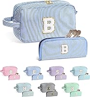 Vista 27 de YOOLIFE Regalos para niñas adolescentes – Bolsa de maquillaje con inicial personalizada, regalos de cumpleaños para mujeres, hermana, amiga, hija