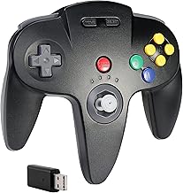 Multi-Device Enhanced Wireless Controller, 2.4 GHz with USB Receiver, Compatible with Windows Laptop PC iOS Mac Raspberry Pi, Switch/NSO - (Rechargeable) (Plug and Play) Black