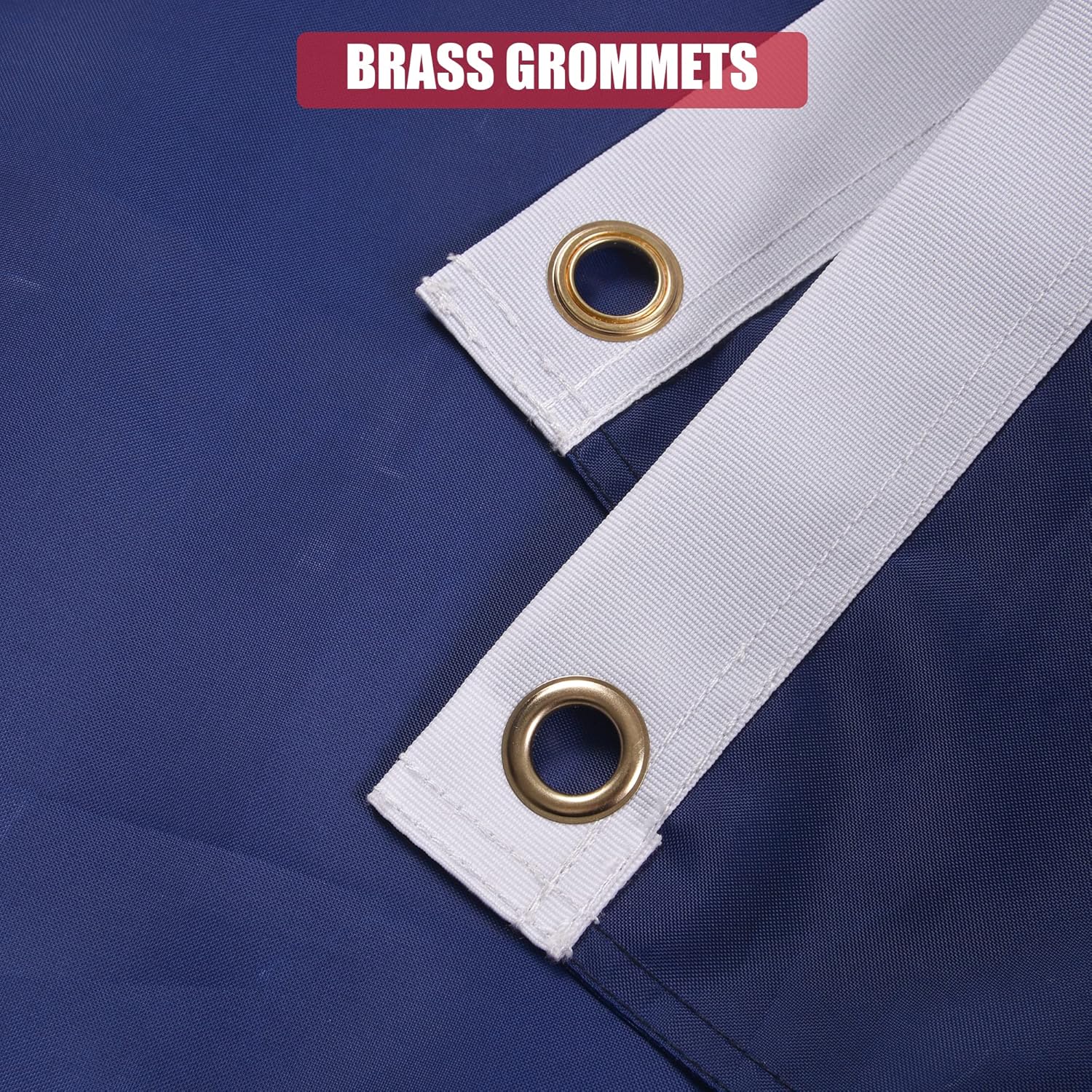 Utah State Flag 4x6 Ft, Deluxe Full Embroidered Heavy Duty Polyester Durable UT Outside Flags, Indoor/Outdoor, Sewn Stripes and Brass Grommets - Image 5