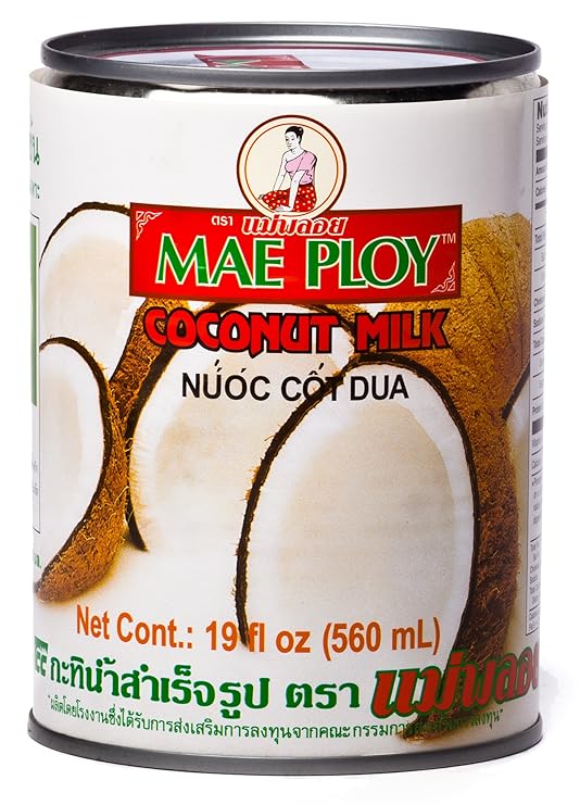 Amazon Com Mae Ploy Coconut Cream Asian Cuisine Most Popular Cream 1 Can Coconut Sauces Grocery Gourmet Food