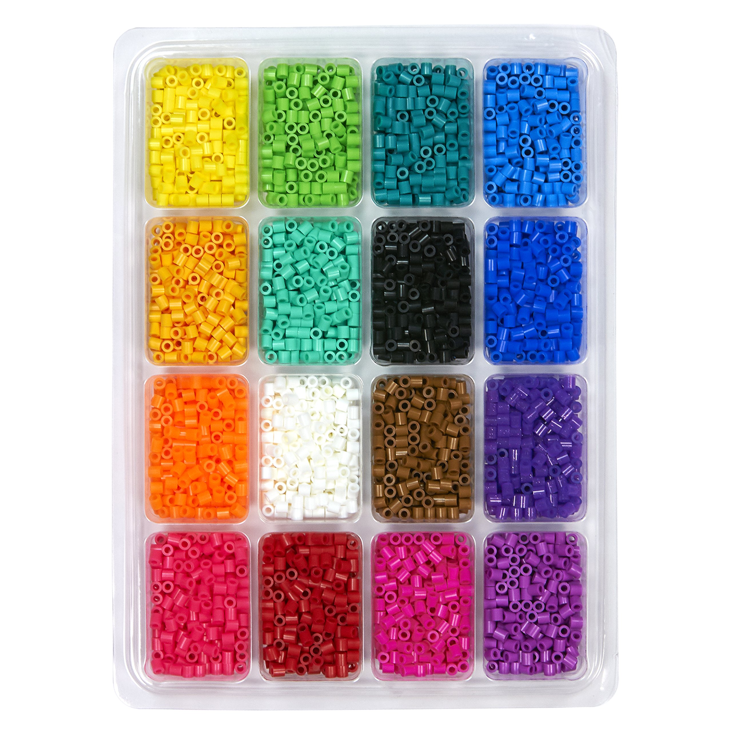 Perler Beads Assorted Fuse Beads Tray for Kids Crafts with Perler Bead