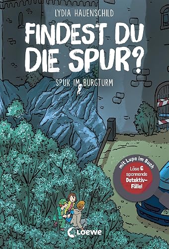 Findest du die Spur? - Spuk im Burgturm: Löse 6 spannende Detektiv-Fälle! - mit Lupe im Buch