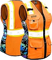 Vista 10 de KwikSafety - Charlotte, NC - Chaleco de seguridad FIRST LADY para mujeres, tiras reflectantes de alta visibilidad, cumple con ANSI y OSHA